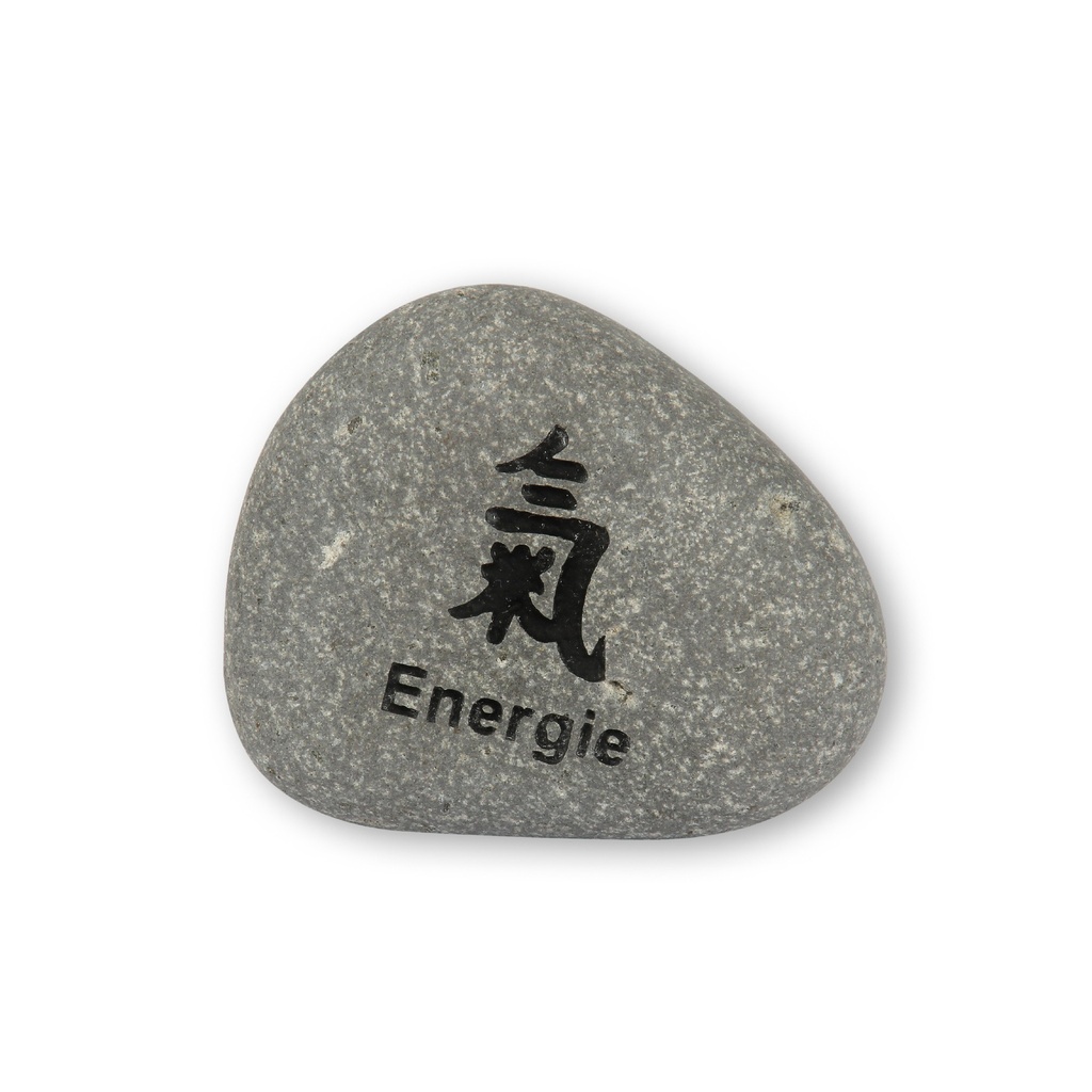 Flusskieselstein 'Energie' gr