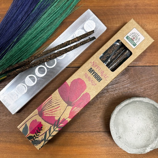 [AW-NBoti-08] Natürlicher botanischer Masala-Räucherstäbchen – Myrrhe