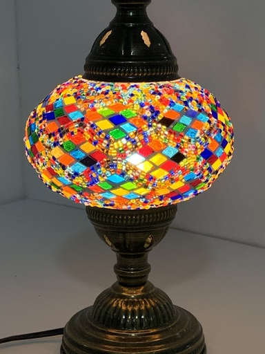 [164048] Mosaiklampe 'Kilim' farblich sortiert