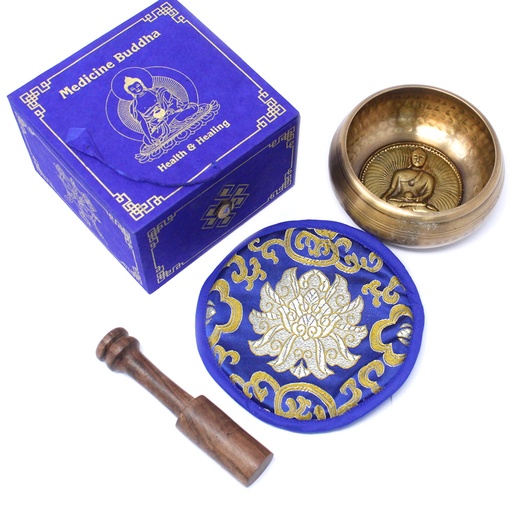 [TIBS-10] Medizinbuddha-Klangschalen-Set 10 cm (min. 500 g)