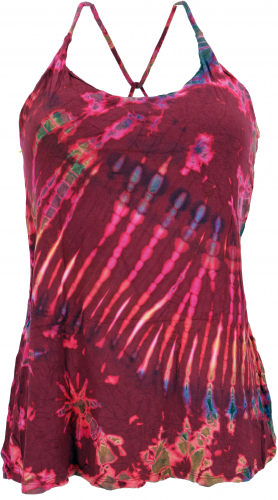 [G35320] Batik Hippie Top - rot